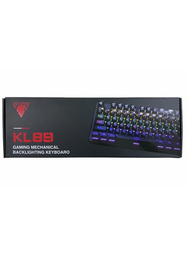 Teclado mecânico RGB para jogos Teclado Mecânico Gamer RGB USB KL89