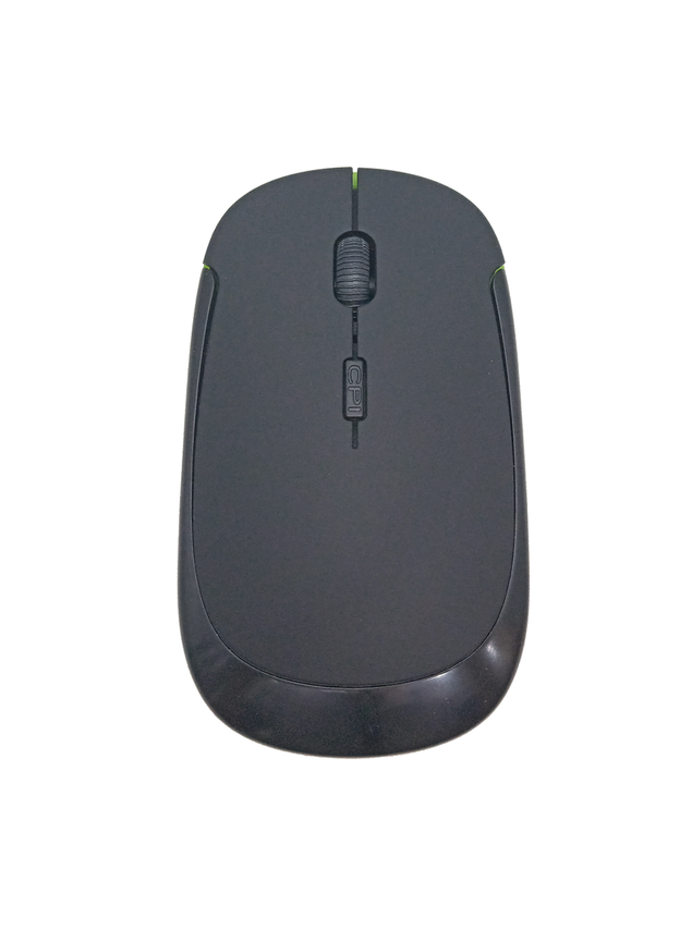 mouse sem fio preto