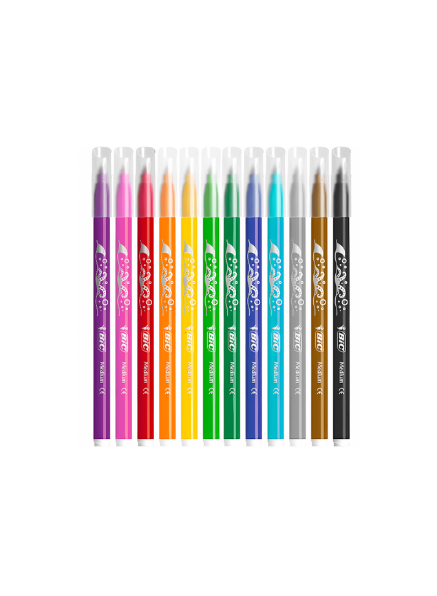 CANETINHA HIDROGRAFICA 12 CORES ULTRA LAVAVEL BIC